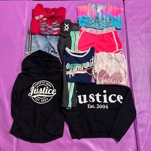 Girls size 6-7 Justice bundle